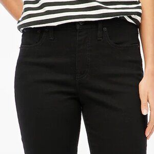 J. Crew Petite essential straight jean in all-day stretch black size p26